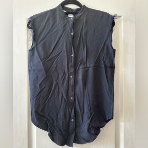 Helmut Lang Sleeveless Button Down